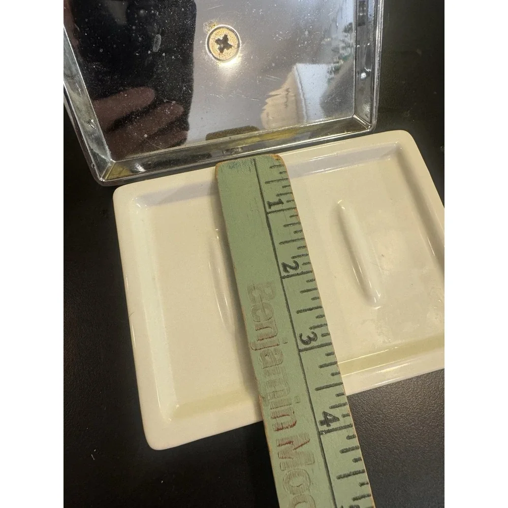 Pottery Barn Wall Mounted Soap Dish  Polished Chrome-hardware‎ Not Included